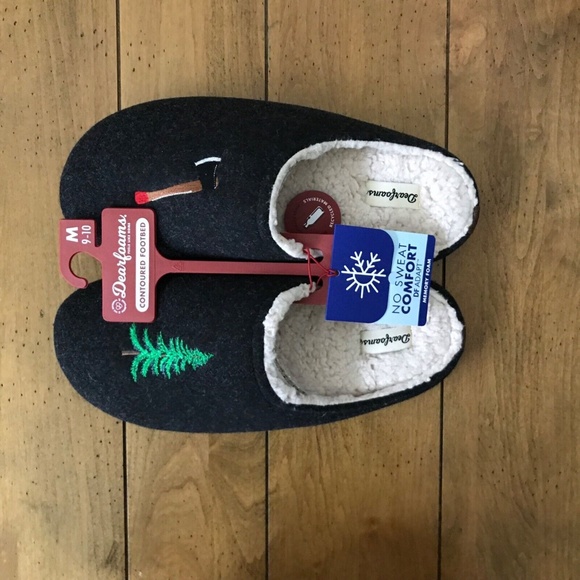 Dearfoams Birch Microwool Molded Footbed Clog (Men's Med/9-10) - Picture 8 of 8